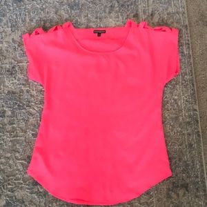 Neon pink top